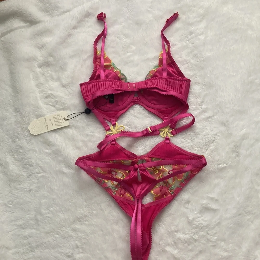 Pink Lingerie Body Suit 💕 - Picture 8 of 12